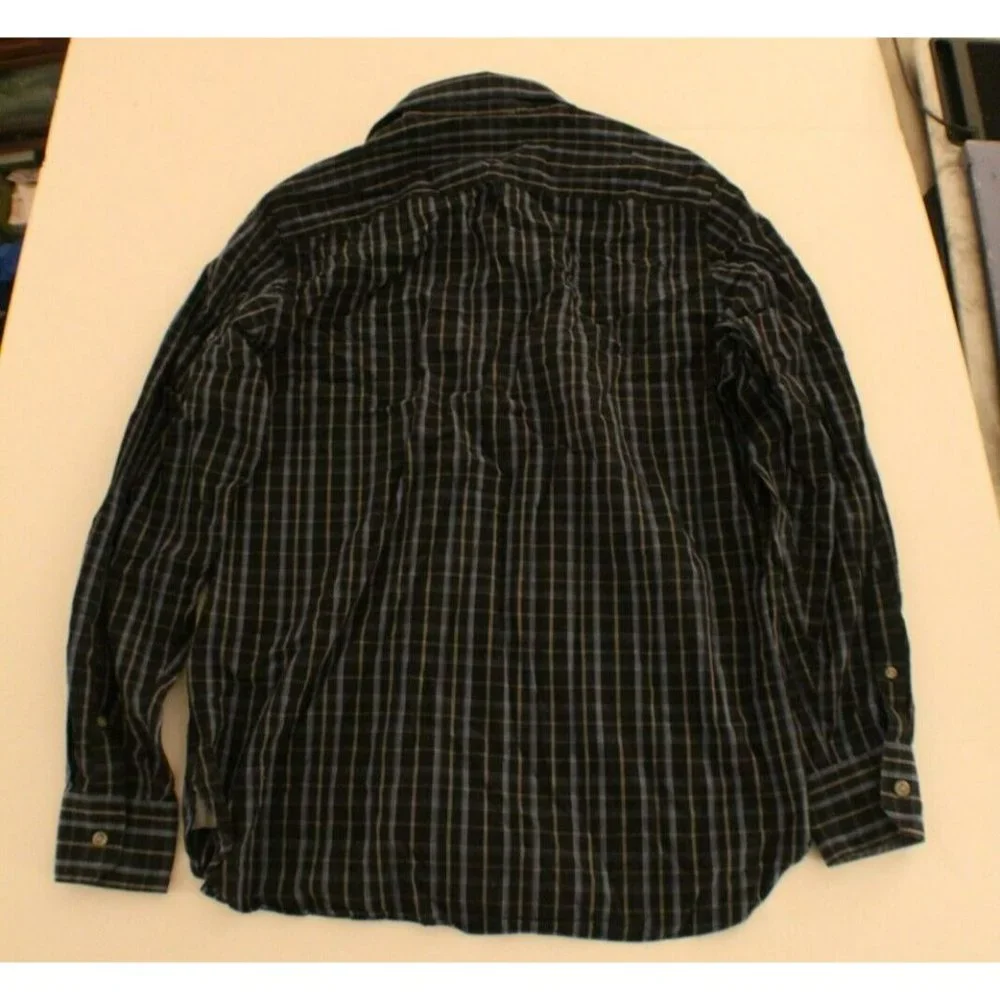 Banana Republic Men's Medium Plaid Button-Down‎ Shirt